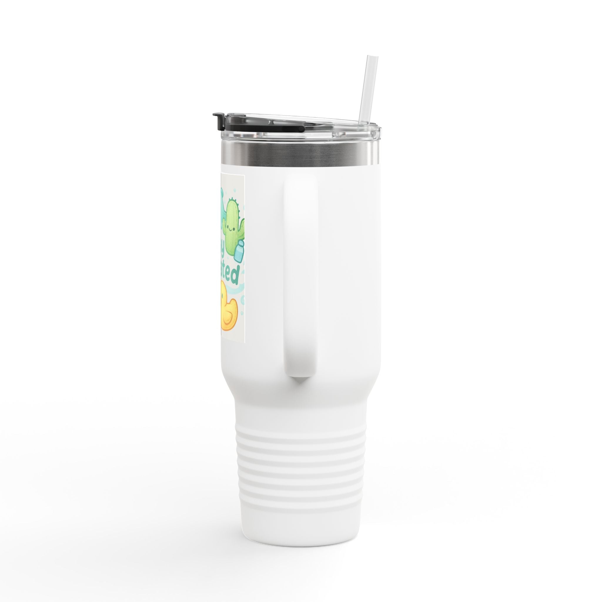 40oz Insulated Travel Mug - Cute Design