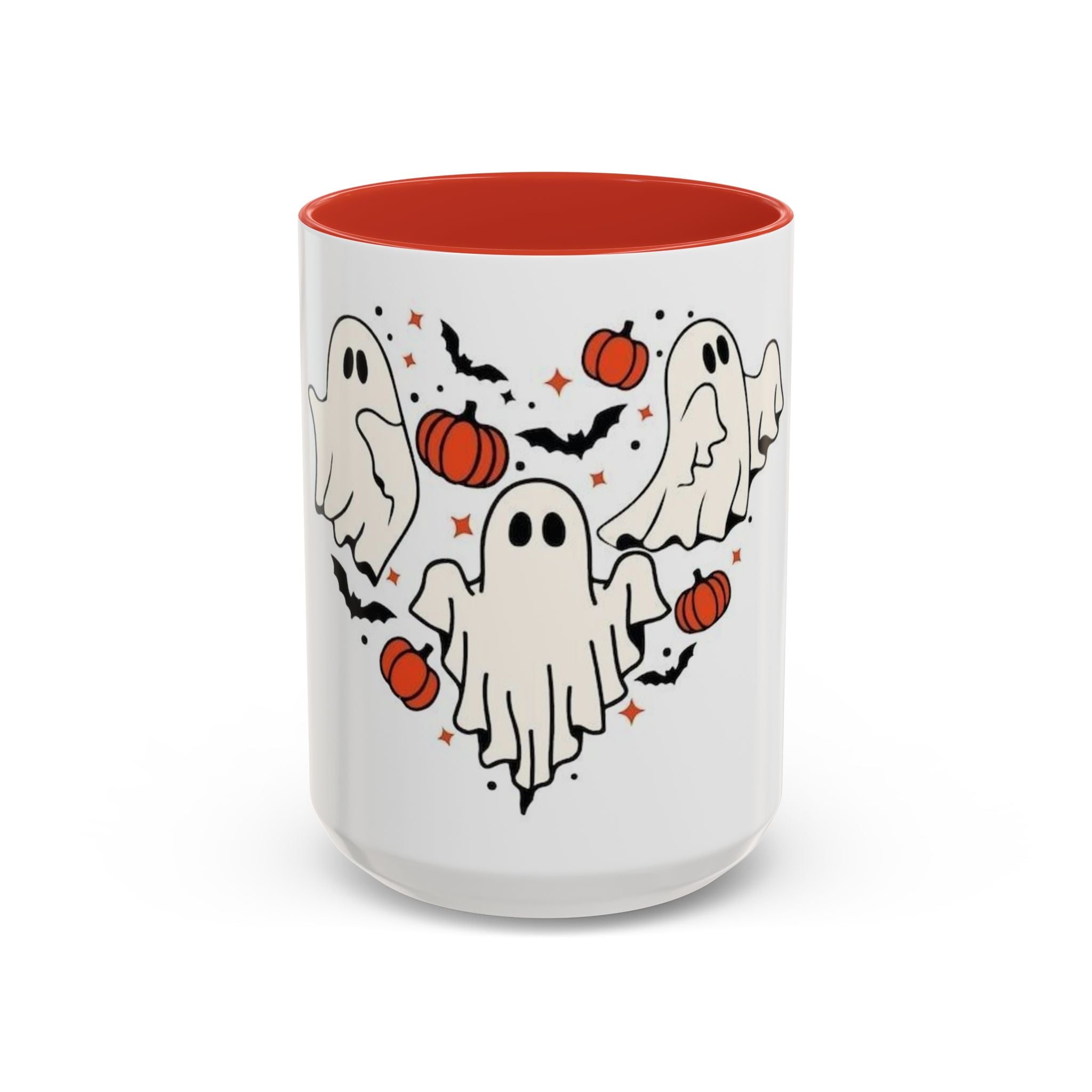 Whimsical Halloween Ghost Coffee Mug - 11/15oz Accent Cup