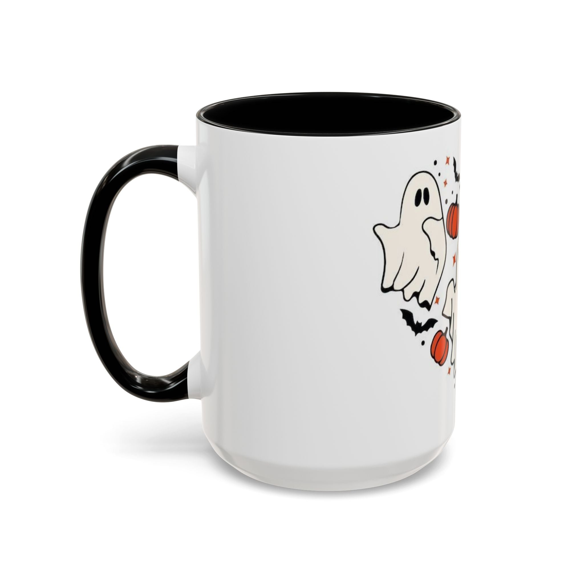 Whimsical Halloween Ghost Coffee Mug - 11/15oz Accent Cup