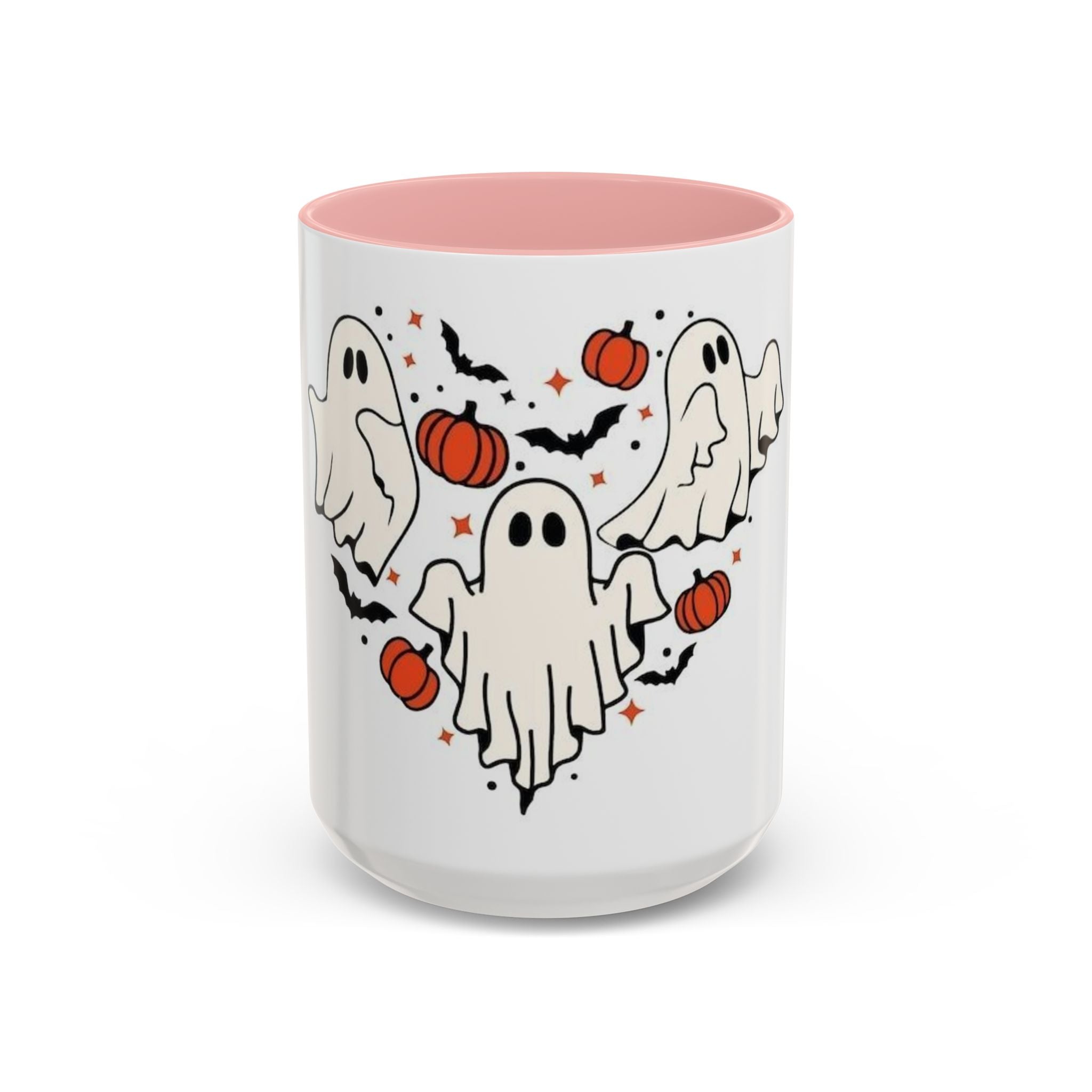 Whimsical Halloween Ghost Coffee Mug - 11/15oz Accent Cup