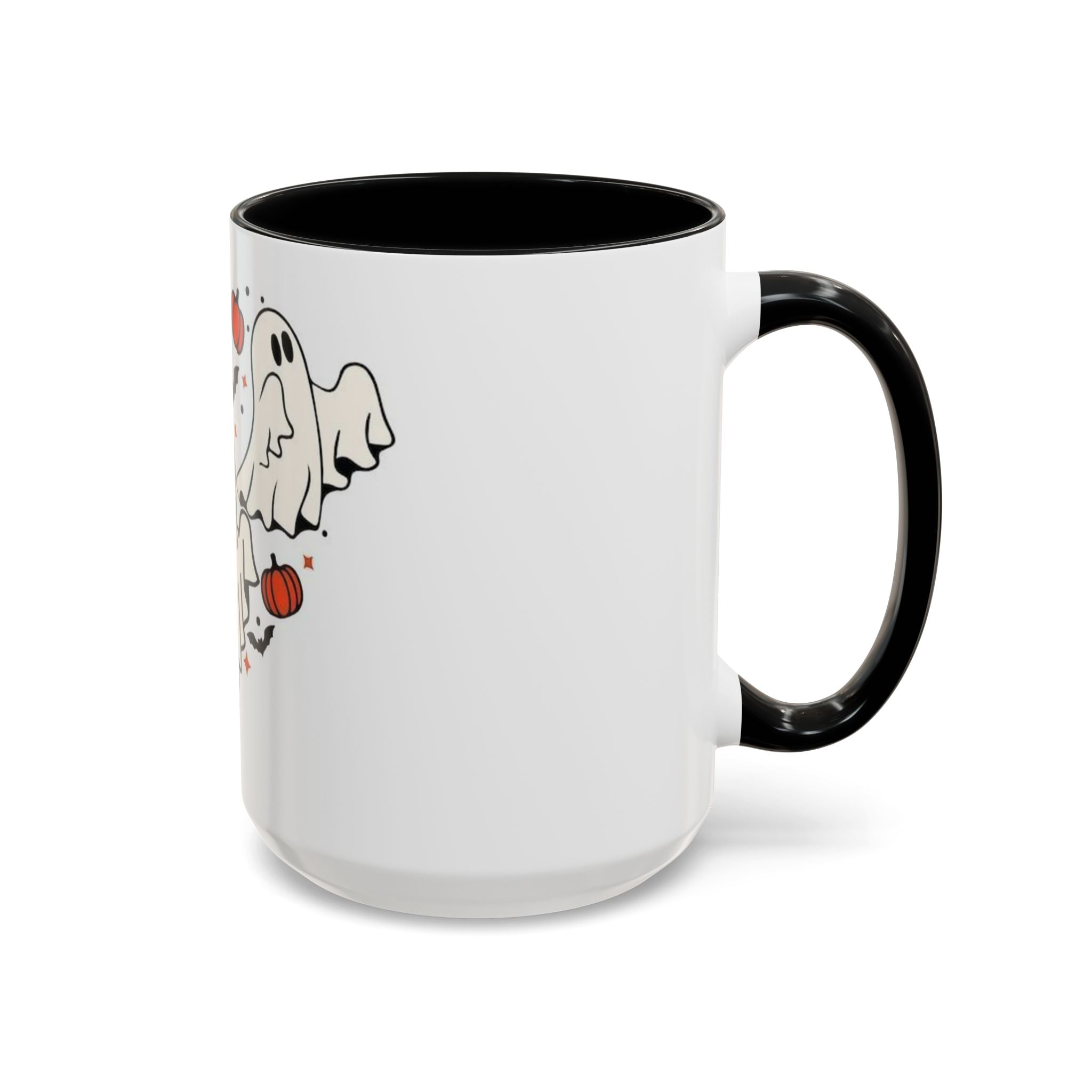 Whimsical Halloween Ghost Coffee Mug - 11/15oz Accent Cup