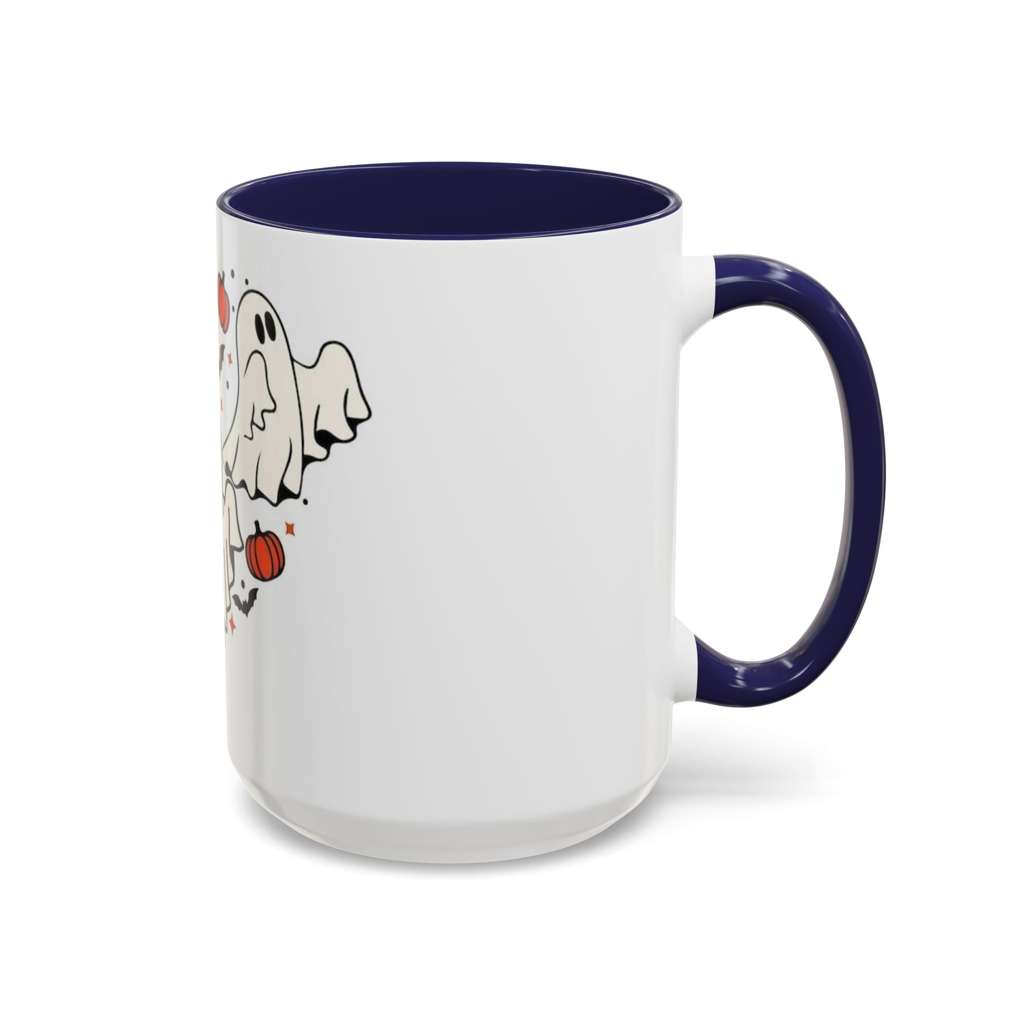 Whimsical Halloween Ghost Coffee Mug - 11/15oz Accent Cup