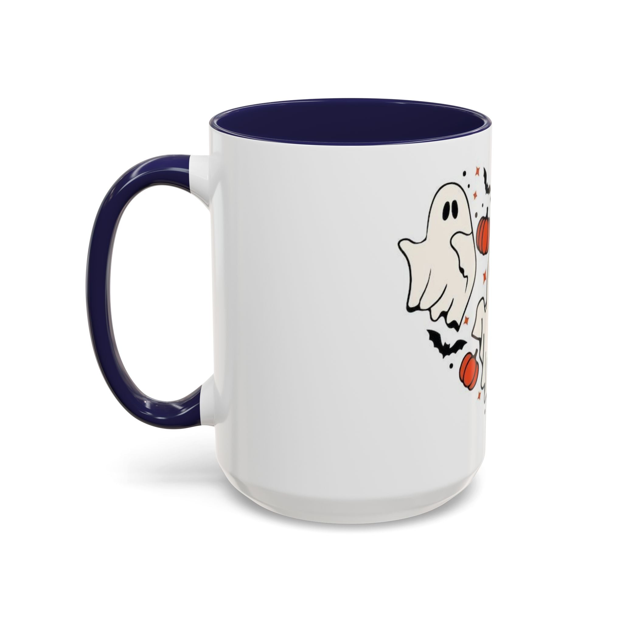 Whimsical Halloween Ghost Coffee Mug - 11/15oz Accent Cup