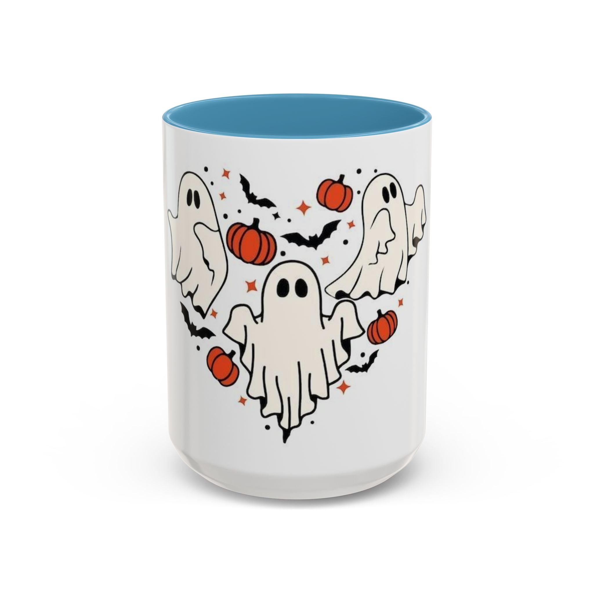 Whimsical Halloween Ghost Coffee Mug - 11/15oz Accent Cup