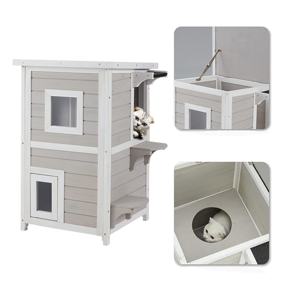2-story cat house