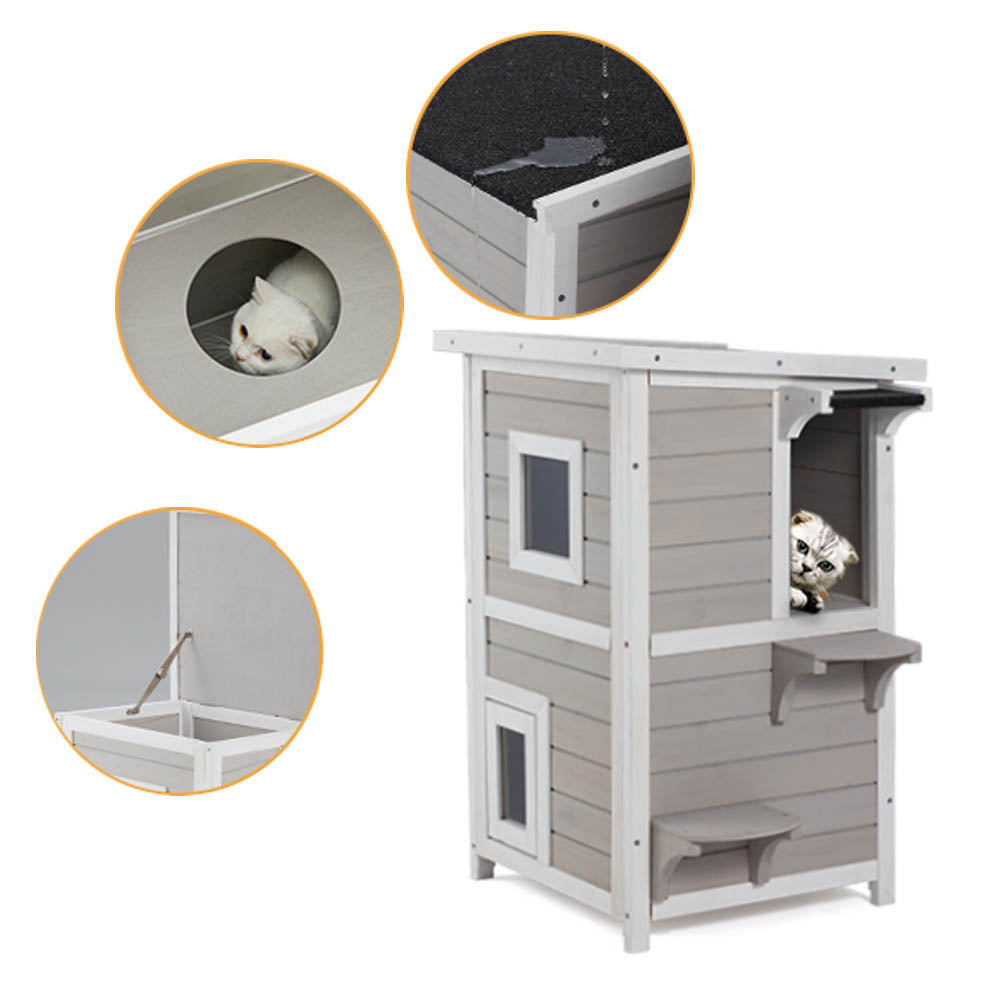2-story cat house