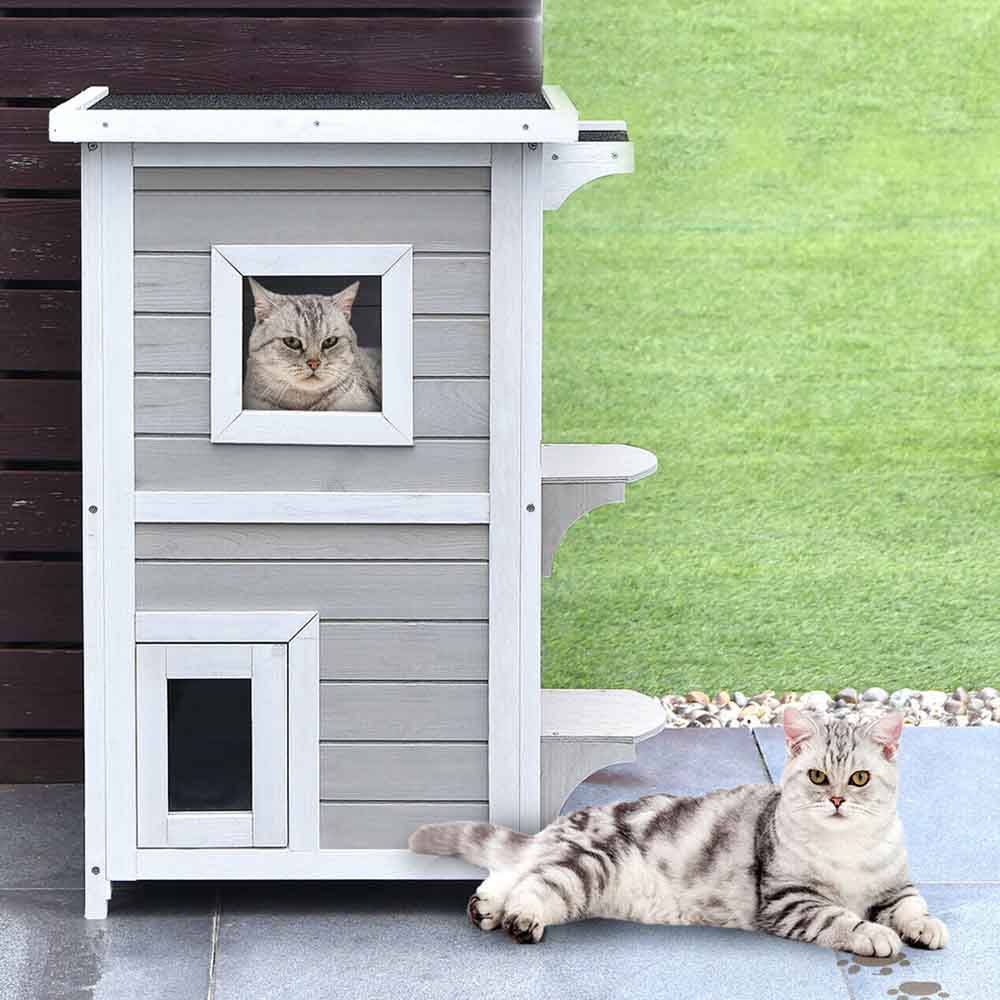 2-story cat house