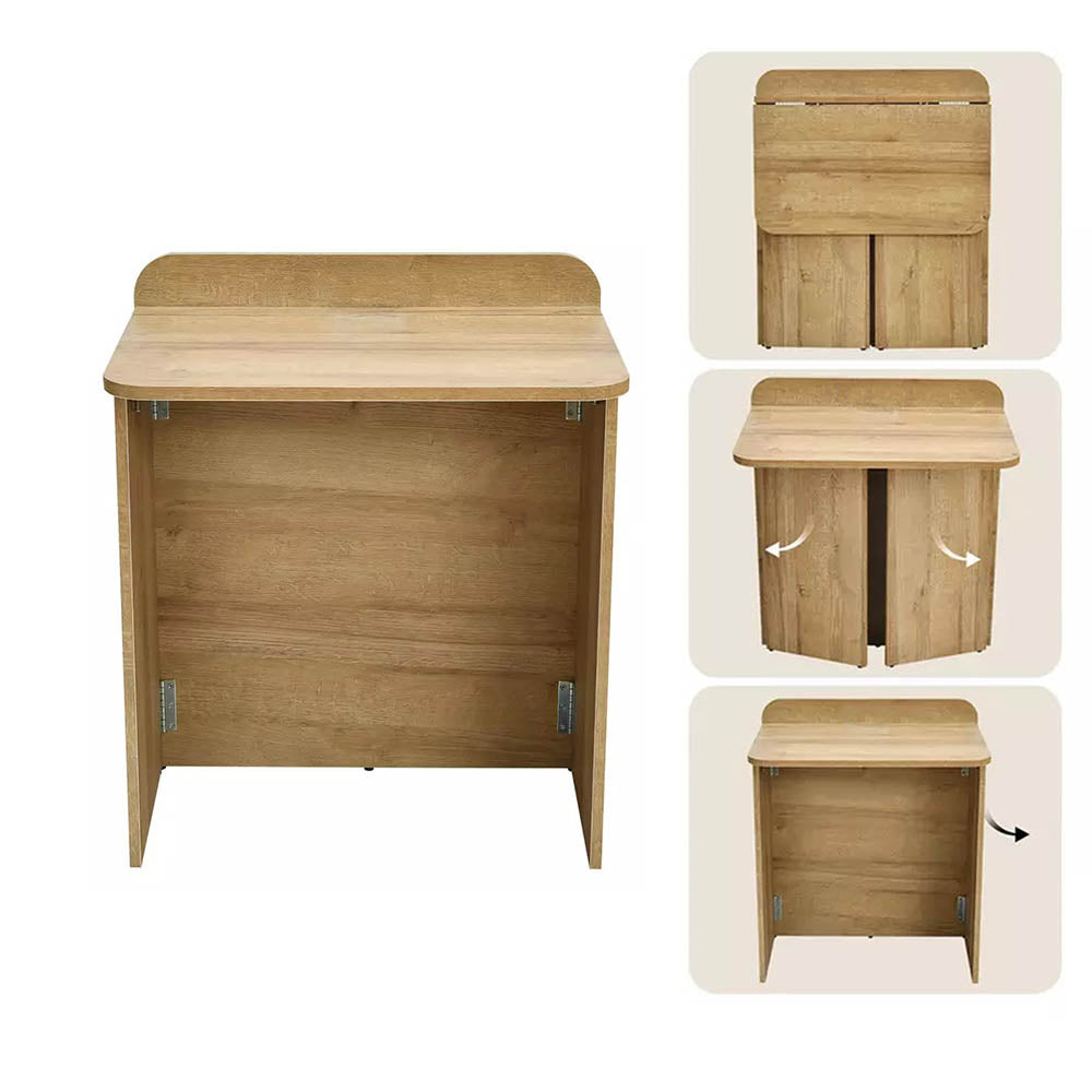 Folding laptop table