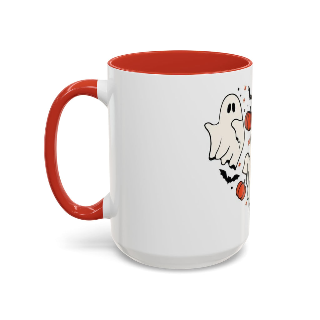 Whimsical Halloween Ghost Coffee Mug - 11/15oz Accent Cup
