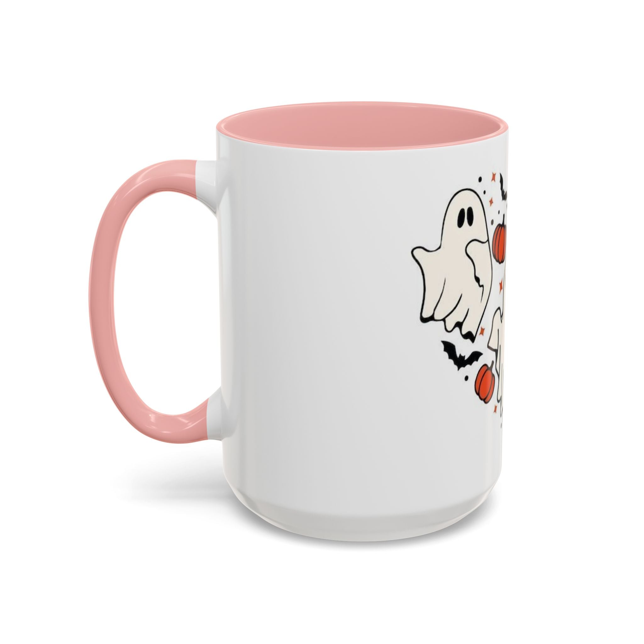 Whimsical Halloween Ghost Coffee Mug - 11/15oz Accent Cup