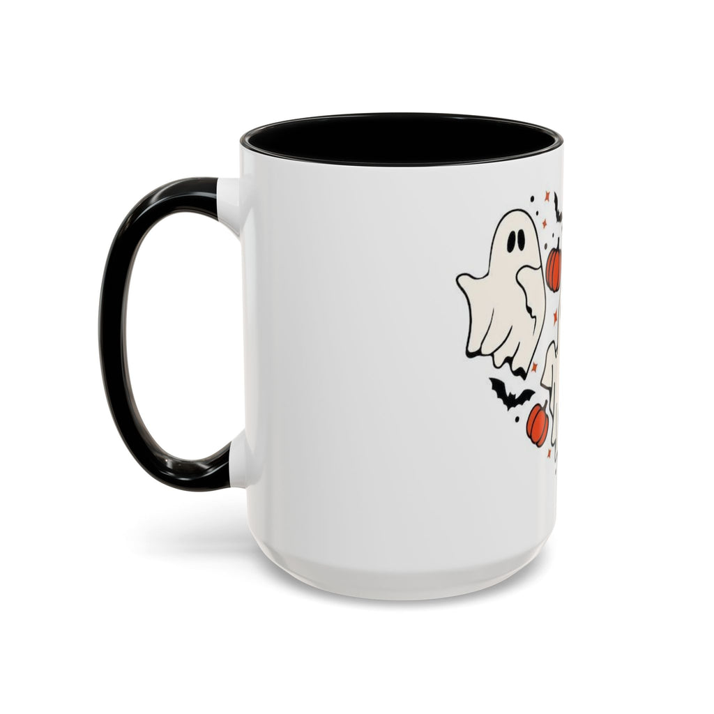 Whimsical Halloween Ghost Coffee Mug - 11/15oz Accent Cup