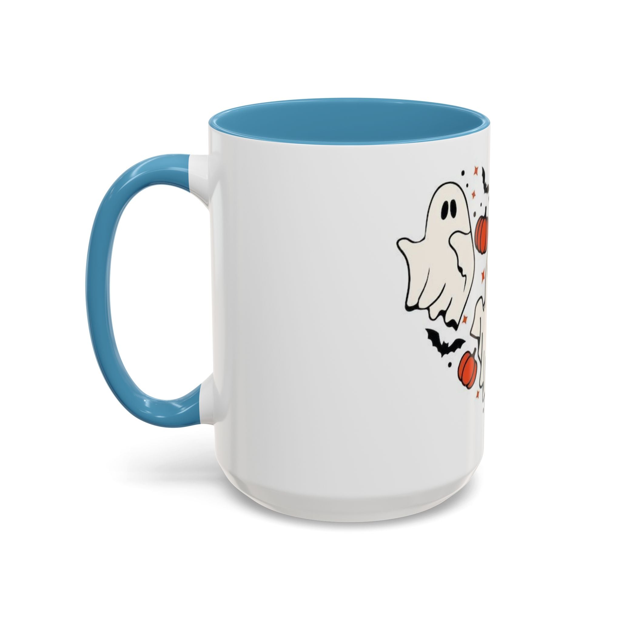 Whimsical Halloween Ghost Coffee Mug - 11/15oz Accent Cup